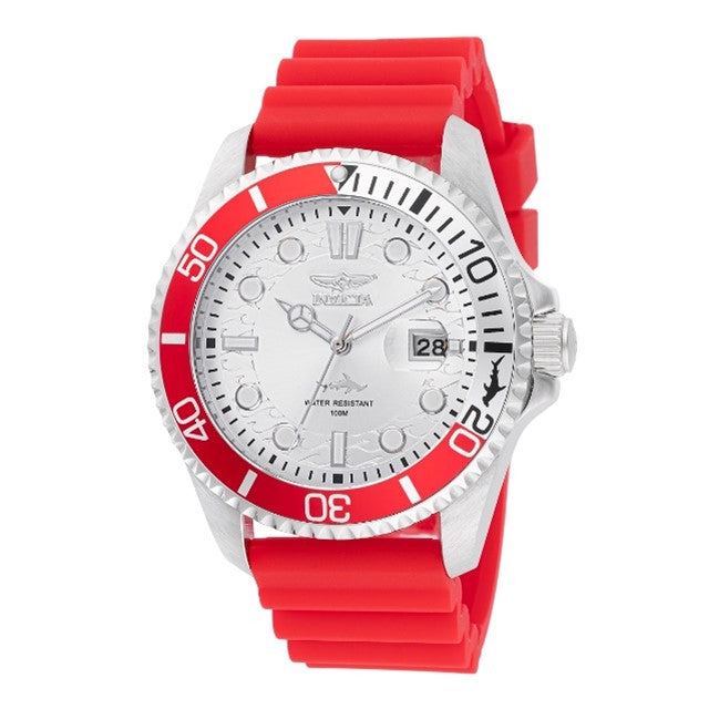 Invicta Pro Diver Shark Men's Watch - 43mm, Red