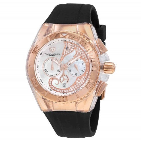 TECHNOMARINE Cruise Chronograph Quartz White Mother of Pearl Dial Ladies Watch