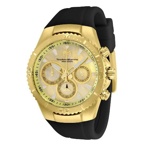 TechnoMarine Manta Sea Unisex Watch w/ Mother of Pearl Dial - 40mm. Black
