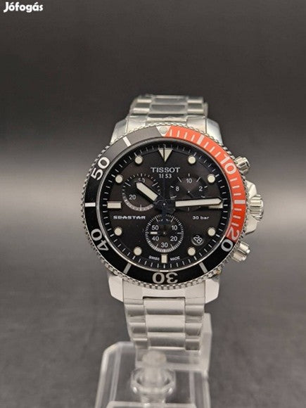 Tissot Seastar 1000 Chronograph Quartz Black Dial Men's Watch