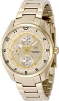 TechnoMarine Ocean Quartz Gold Dial Women's Watch 36mm