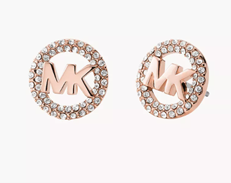 Michael Kors Rose Gold-Tone Brass Earring