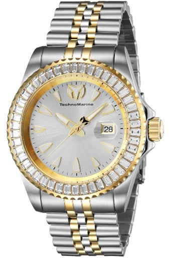 TECHNOMARINE Manta Quartz Date Silver  Dial Men's Watch