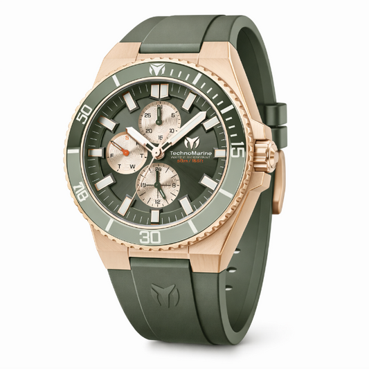 TechnoMarine La Pelagia Men's Watch - 43mm, Olive Green