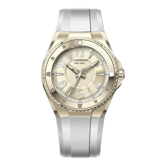 TechnoMarine Lusso Mare Unisex Watch - 44mm, White