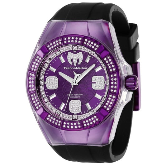 TechnoMarine Cruise Swiss Ronda 763 Caliber Men's Watch - 44.5mm, Black