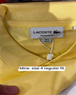 Lacoste Polo Men Size Medium