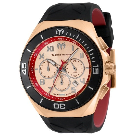 TechnoMarine Manta Ocean Men's Watch - 48mm, Black, Red
