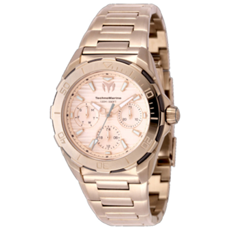 TechnoMarine Seven Seas Quartz Rose Gold Dial Women's Watch Rosegold 36mm