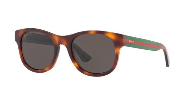 Gucci Grey Square Unisex Sunglasses