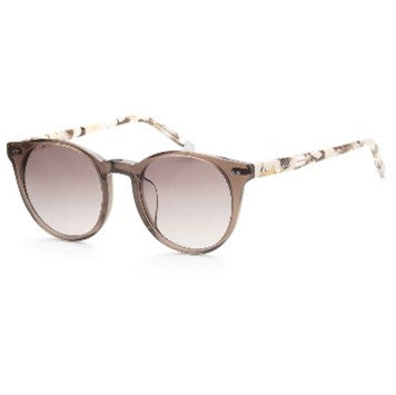 CALVIN KLEIN LADIES BROWN ROUND SUNGLASSES