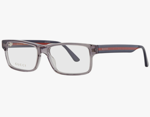 Gucci Demo Rectangular Men's Eyeglasses