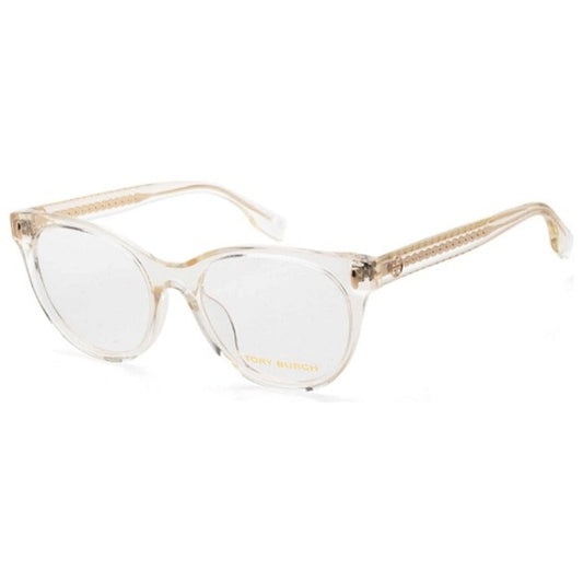 TORY BURCH WOMEN'S BEIGE CAT-EYE OPTICALS