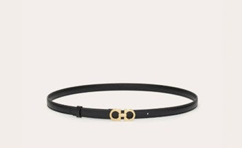 Ferragamo Salvatore Pointed Tip Gancini Belt, Size 95
