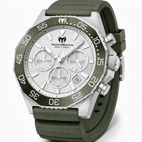 TechnoMarine Mare Vivo Men's Watch - 44mm, Olive Green