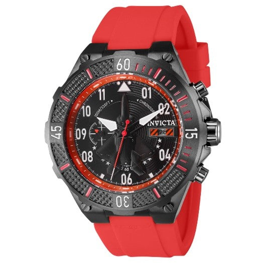 Invicta Aviator Men's Watch - 50mm,  Red