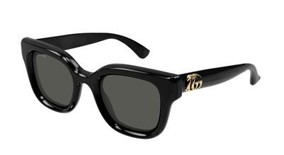 Gucci Grey Square Ladies Sunglasses