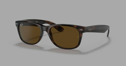 RAY-BAN New Wayfarer Classic Brown Unisex Sunglasses