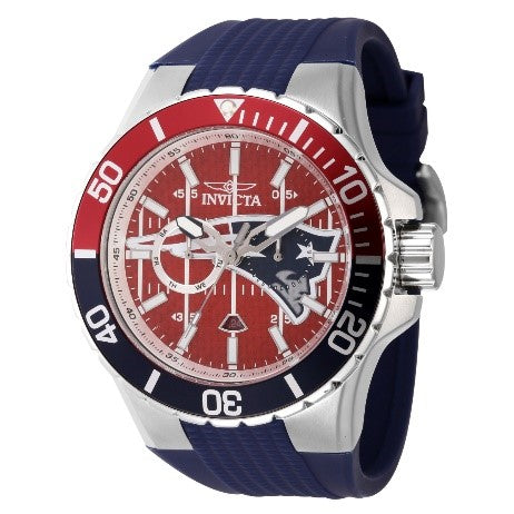 Invicta NFL New England Patriots Men's Watch - 50mm, Blue