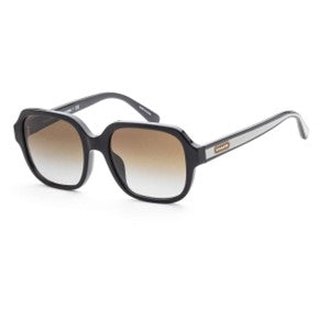 Coach Women's Black Rectangular Sunglasses