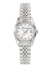Mathey-Tissot Mathey II Quartz Crystal White Mother of Pearl Dial Ladies Watch
