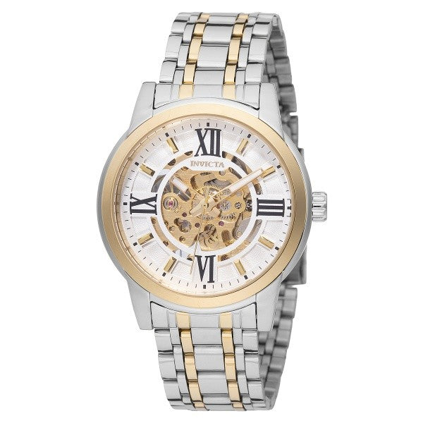 Invicta Objet D Art Automatic Men's Watch w/ Skeleton Dial - 41mm, Gold, Steel