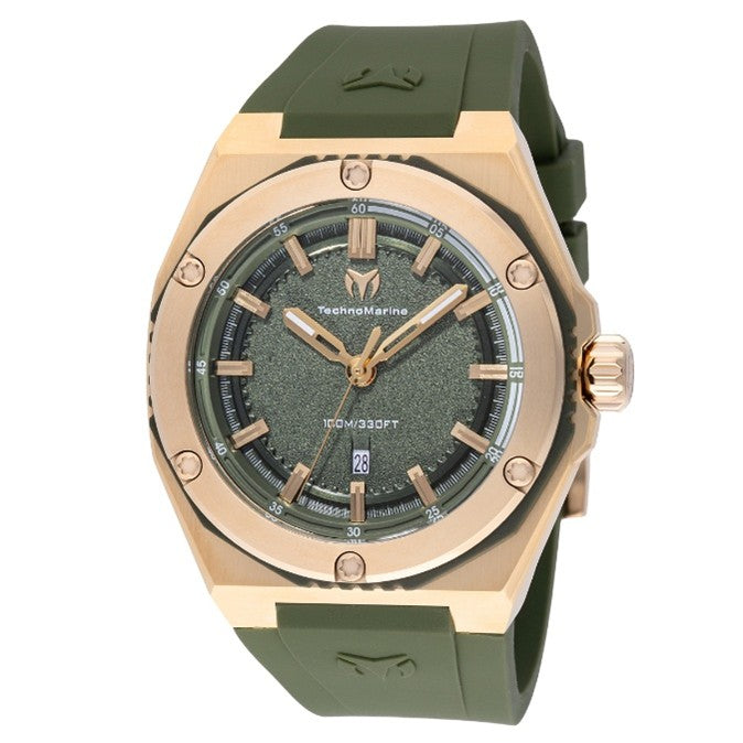 TechnoMarine Coral Legacy Sport Men's Watch - 45mm, Olive Green