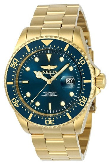 Invicta Pro Diver Men's Watch - 43mm, Gold