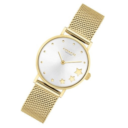 Coach Quartz Silver Dial Ladies Watch