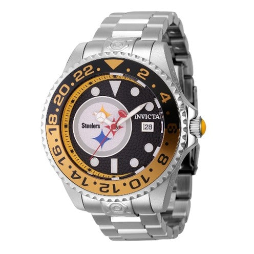 Invicta NFL Pittsburgh Steelers Automatic Men's Watch - 47mm, Steel