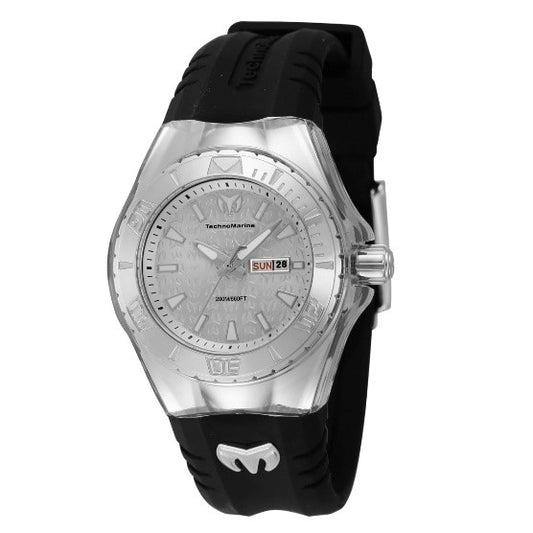 TechnoMarine Cruise Monogram Women's Watch - 36.5mm, Black
