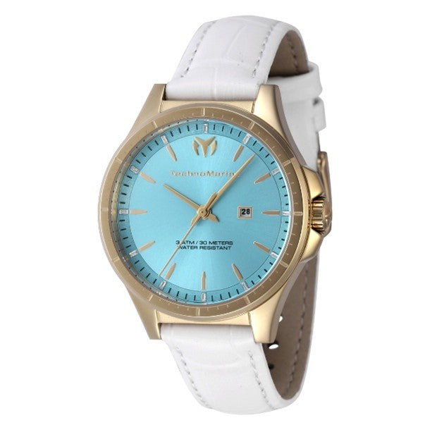 Technomarine MoonSun Date Quartz Light Blue Dial Dial
