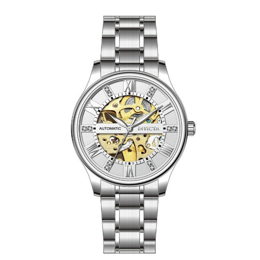 Invicta Objet D Art Automatic Men's Watch w/ Skeleton Dial - 40mm, Silver