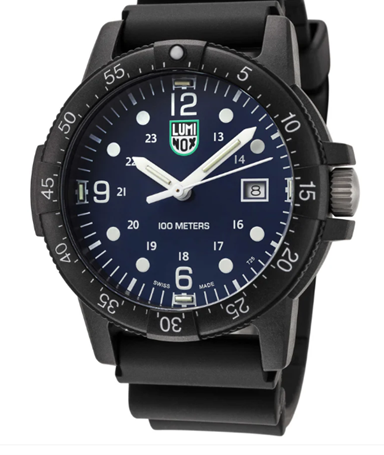Luminox Sea Bass Carbonox Quartz Blue and White Men's Watch