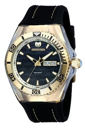 TechnoMarine Cruise Monogram Swiss Ronda 517 Caliber Men's Watch w/ Mother of Pearl Dial - 44mm, Black