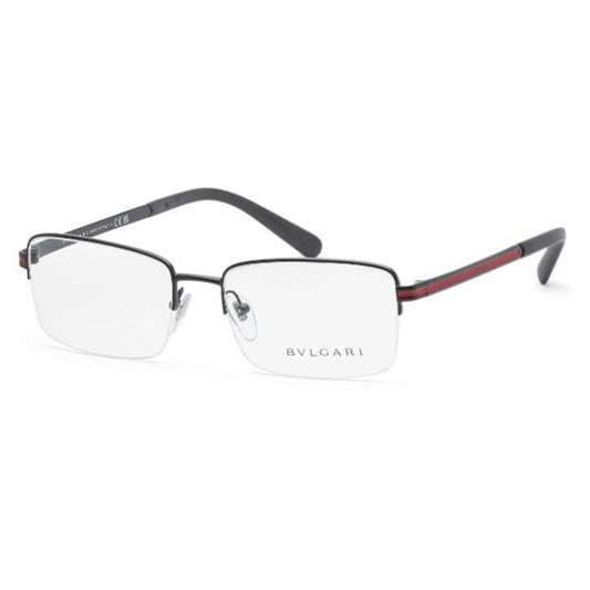 Bulgari Men's Black Rectangular Opticals