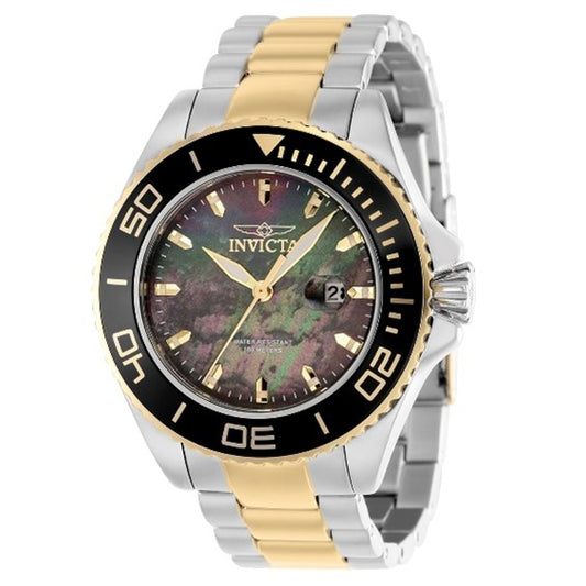 Invicta Pro Diver Men's Watch w/ Mother of Pearl Dial - 48mm, Steel, Gold