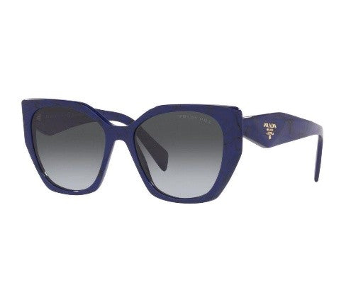 Prada Polarized Grey Gradient Cat Eye Ladies Sunglasses