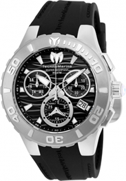 TechnoMarine Cruise Medusa Swiss Ronda Z60 Caliber Men's Watch - 44mm, Black