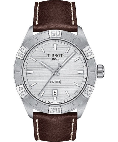 Tissot PR100 Quartz Silver Dial Men's Watch
