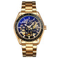 Invicta Objet D Art Automatic Men's Watch w/ Skeleton Dial - 43mm, Gold