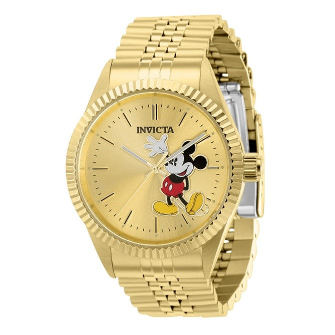 Invicta Disney Limited Edition Mickey Mouse Unisex Watch - 43mm, Gold