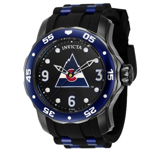 Invicta NHL Colorado Avalanche Men's Watch - 48mm, Black, Blue