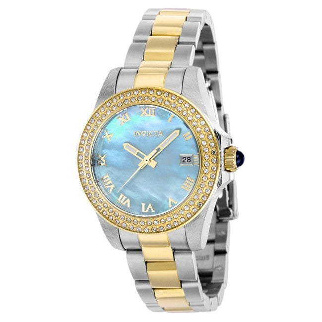 Invicta Angel Women's Watch w/ Mother of Pearl Dial - 34mm, Steel, Gold