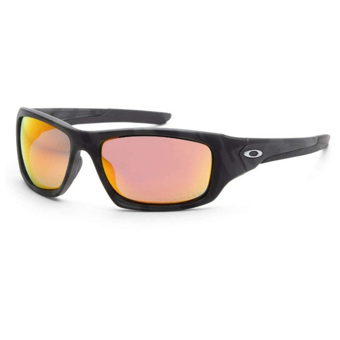 Oakley Valve Men's Grey Wrap Polarized Sunglasses