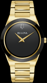 Bulova Millennia Quartz Black Dial Men's Watch