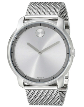 Movado Bold Quartz Silver Men's Watch 44mm