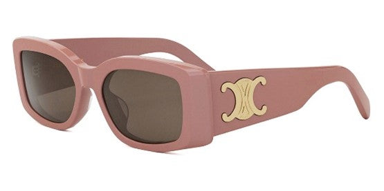 Celine Maxi Triomphe Brown Square Ladies Sunglasses