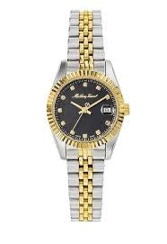 Mathey-Tissot Mathey II Quartz Crystal Black Dial Ladies Watch