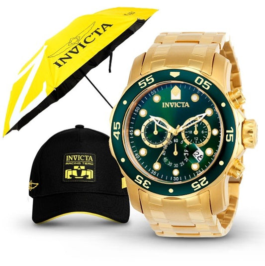 Invicta Pro Diver Men's Watch Bundle - 48mm